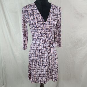 New w/ tags! LEOTA Size 6 Sugarcane Faux Wrap Stretch Knit Surplice Gwynnie Bee